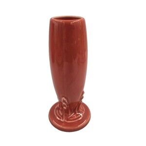 Fiesta Bud Vase Persimmon ( Retired Color ) Discontinued Item EXCELLENT COND